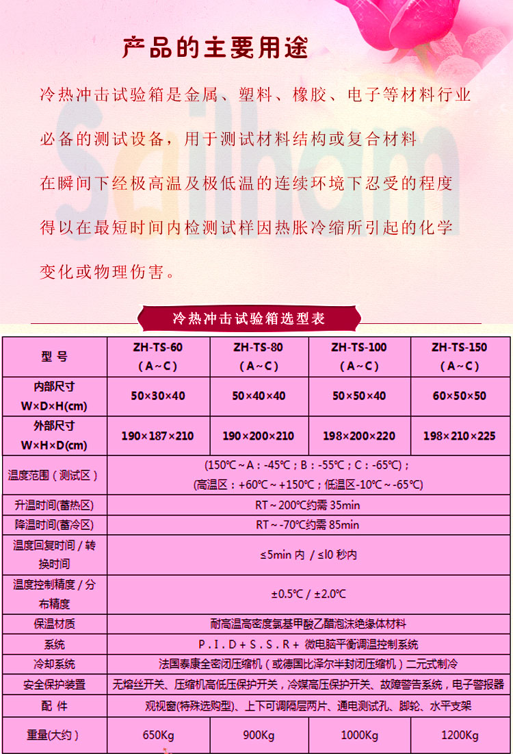 冷熱衝擊香蕉视频2020下载選型表