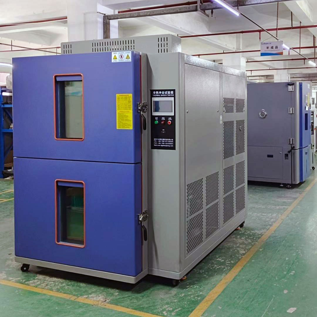 定製225L吊籃式冷熱衝擊香蕉视频2020下载順利出貨至宜昌惠科